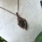 Moldavite and Copper Necklace