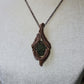 Moldavite and Copper Necklace