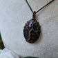 Indian Agate and Copper Tree of Life Necklace