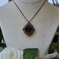 Black Tourmaline and Copper Shield Necklace