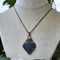 Dumortierite, Moonstone and Copper Necklace