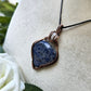 Dumortierite, Moonstone and Copper Necklace
