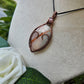 Morganite, Rose Quartz and Copper Heart Necklace