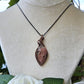 Rhodonite and Copper Heart Necklace