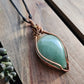 Green Aventurine, Tigers Eye and Copper Necklace