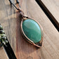 Green Aventurine and Copper Necklace