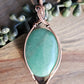 Green Aventurine and Copper Necklace