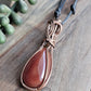 Carnelian and Copper Necklace