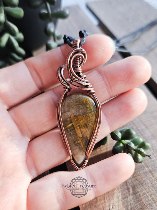 Nellite and Copper Necklace