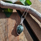 African Turquoise and Silver Necklace