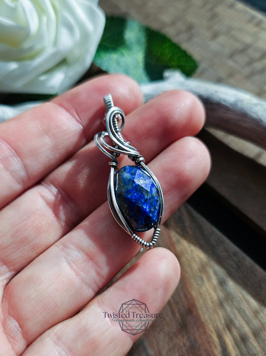 Lapis Lazuli and Sterling Silver Necklace