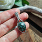 African Turquoise and Silver Necklace