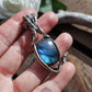 Labradorite and Silver Necklace