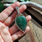 Green Aventurine and Silver Necklace