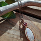 Moonstone, Amethyst and Copper Necklace