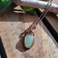 Green Aventurine and Copper Necklace