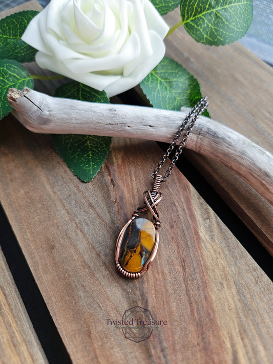 Mookaite and Copper Necklace