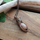 Rhodonite and Copper Necklace