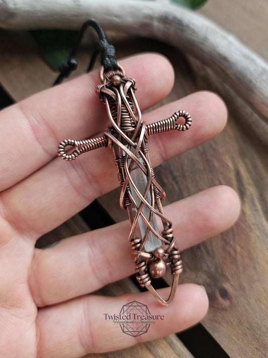 Aquamarine and Copper Necklace