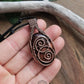 Red Tigers Eye and Copper Necklace