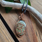 Prehnite and Copper Ladybird Necklace