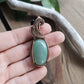 Green Aventurine and Copper Necklace