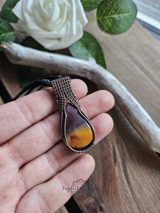 Mookaite and Copper Necklace