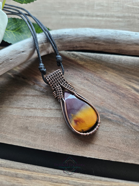 Mookaite and Copper Necklace