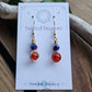 Bronze 'Alchemy' Earrings - Lapis & Carnelian