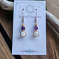 Bronze 'Alchemy' Earrings - Amethyst & Moonstone