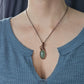 Green Aventurine and Copper Necklace