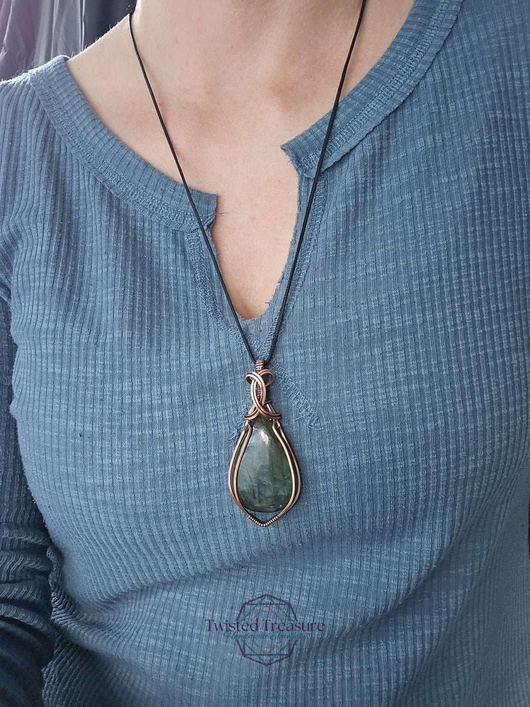 Labradorite and Copper Necklace
