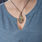 Prehnite and Copper Ladybird Necklace