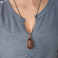 Red Tigers Eye and Copper Necklace