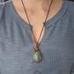 Green Aventurine and Copper Necklace