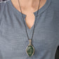 Green Aventurine and Silver Necklace