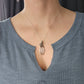 Rose Quartz and Silver Necklace