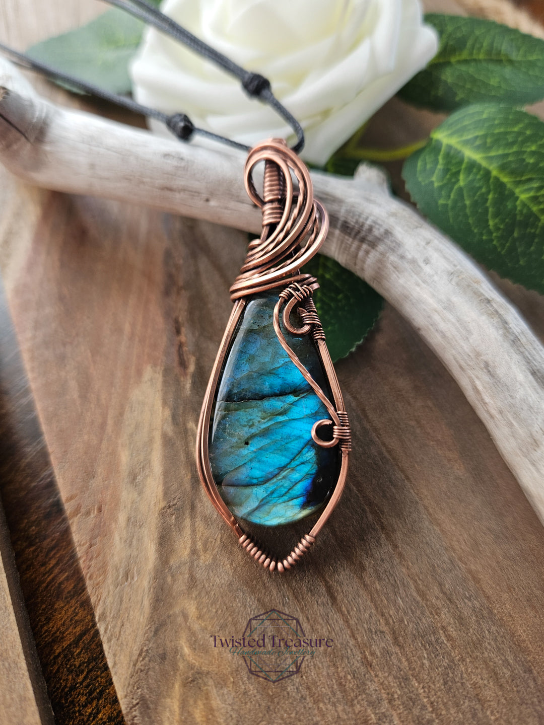 Labradorite and Copper Necklace