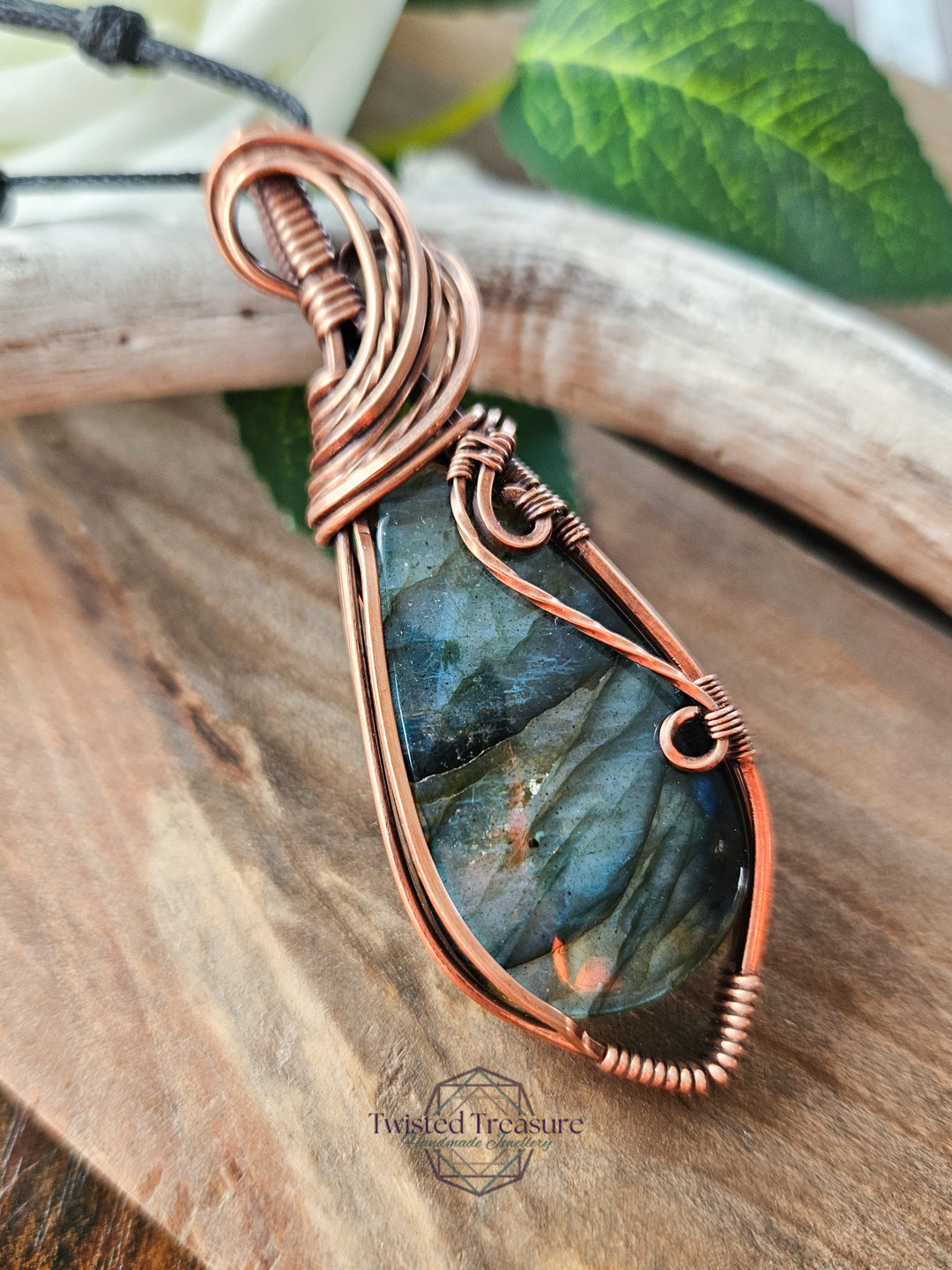 Labradorite and Copper Necklace