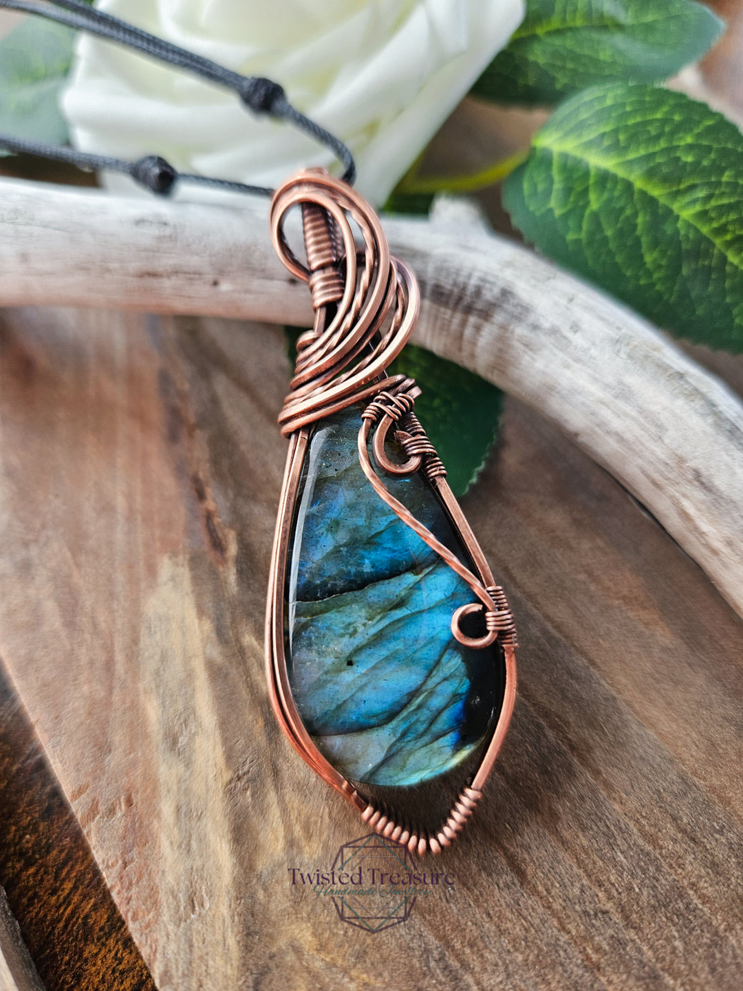 Labradorite and Copper Necklace