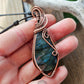 Labradorite and Copper Necklace