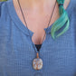 Belomorite and Copper Tree Necklace