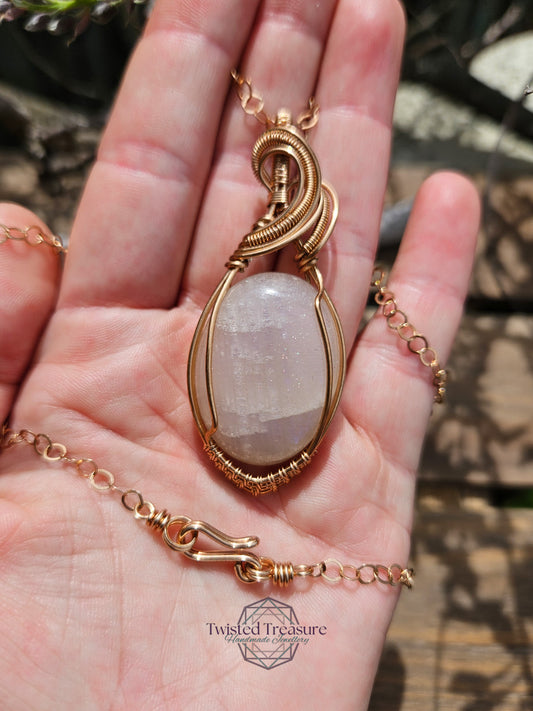 Belomorite and Bronze Necklace