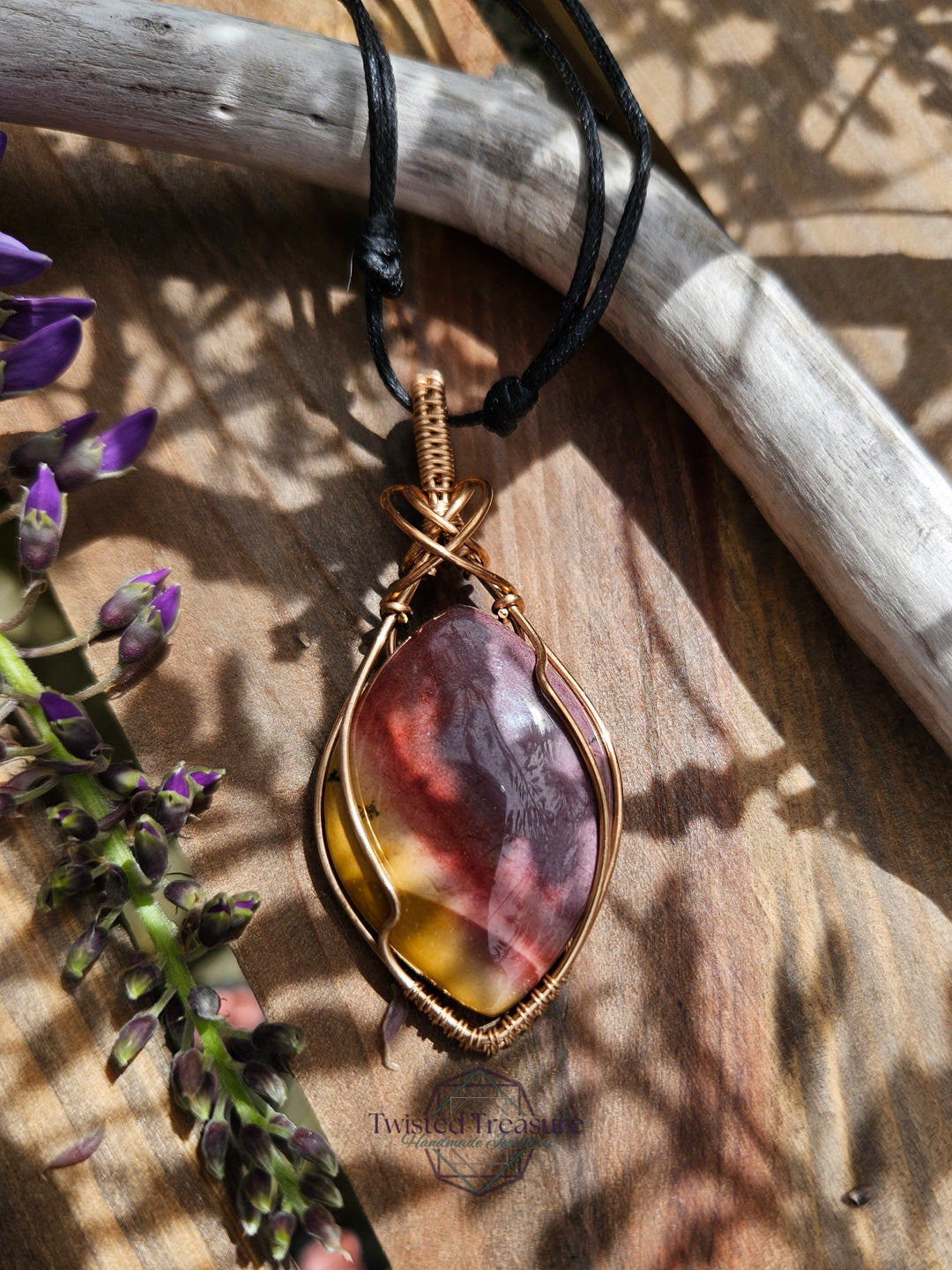 Mookaite and Bronze Necklace