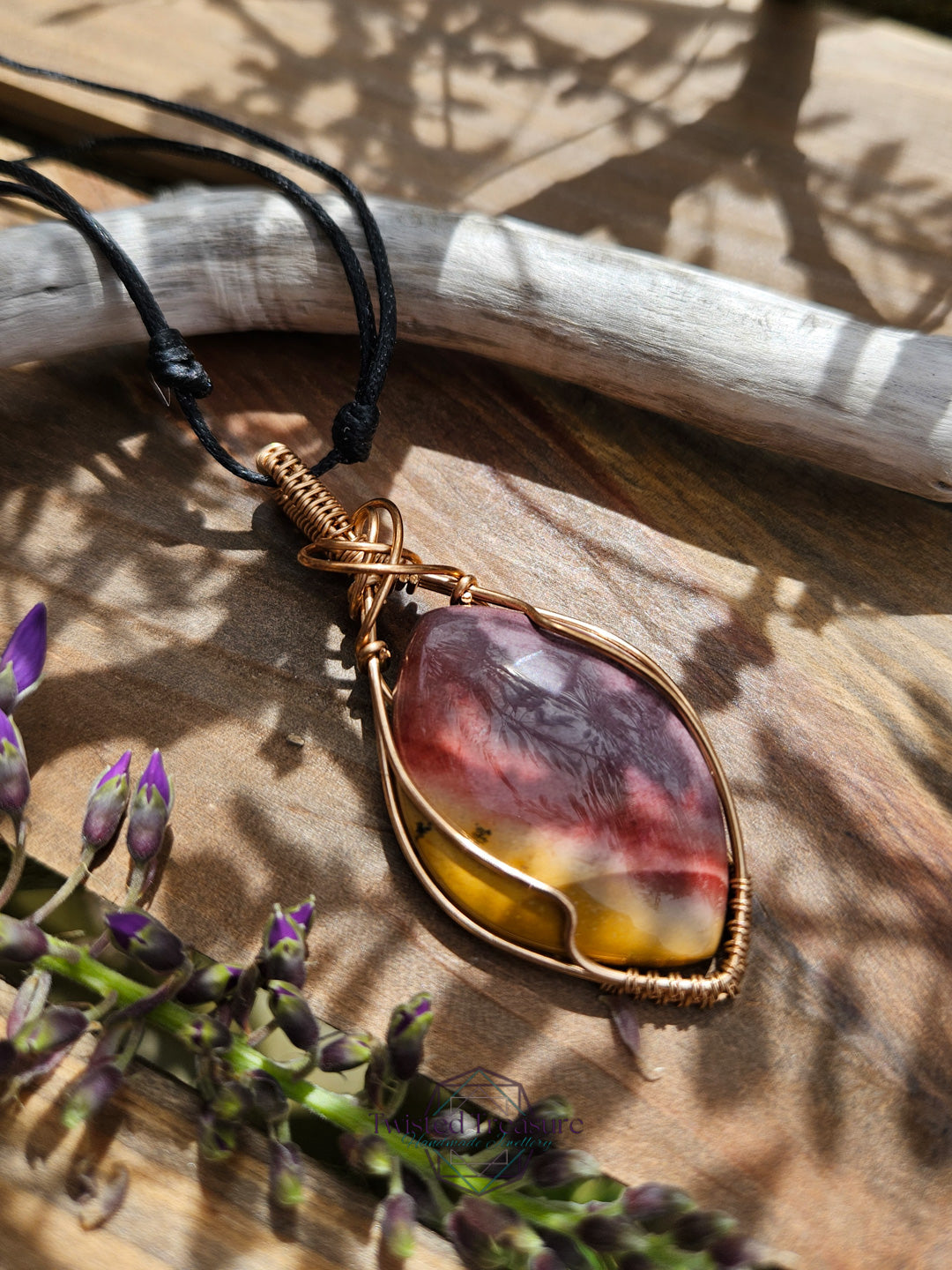 Mookaite and Bronze Necklace