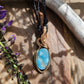 Larimar and Bronze Necklace