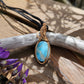 Larimar and Bronze Necklace
