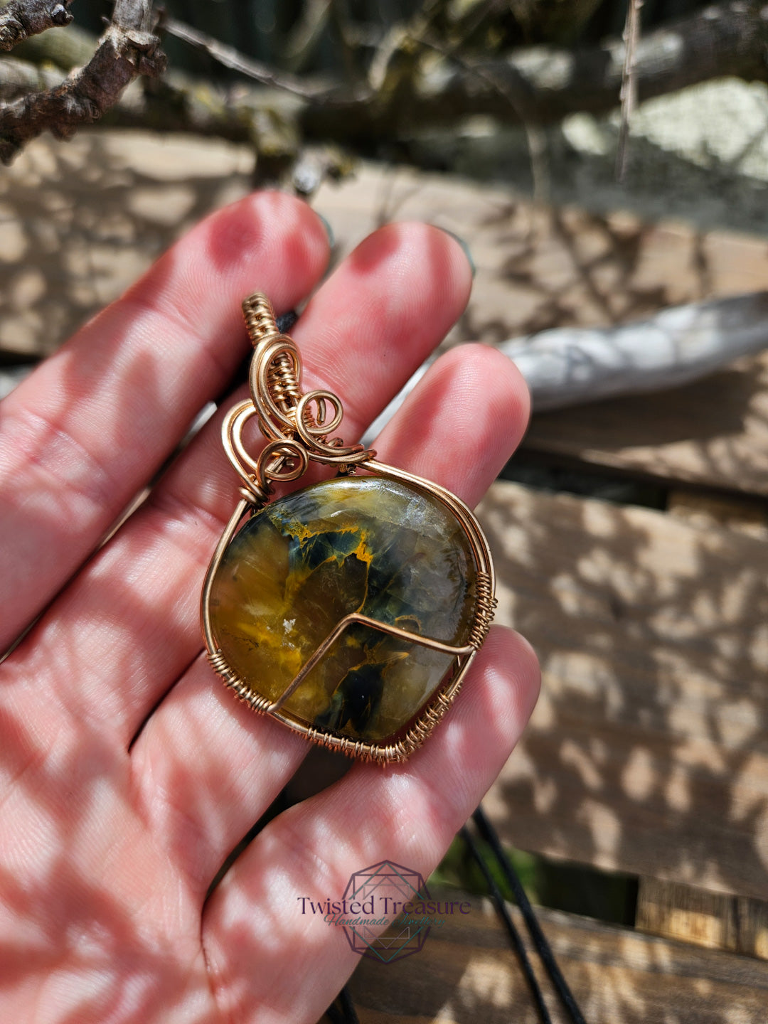 Nellite and Bronze Necklace