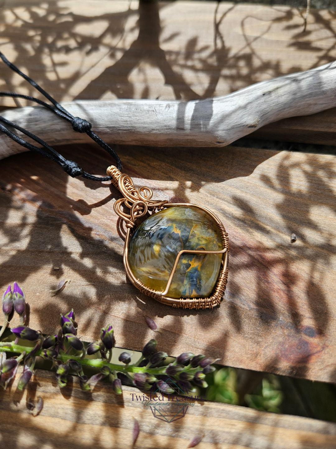 Nellite and Bronze Necklace