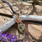 Prehnite and Bronze Necklace